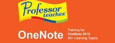 Professor Teaches OneNote 2016