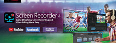 Cyberlink Screen Recorder 4  - Record your games, RPG, car game, shooting gameplay - Game Recording and Streaming Software