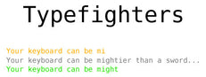 Typefighters (Steam Edition)